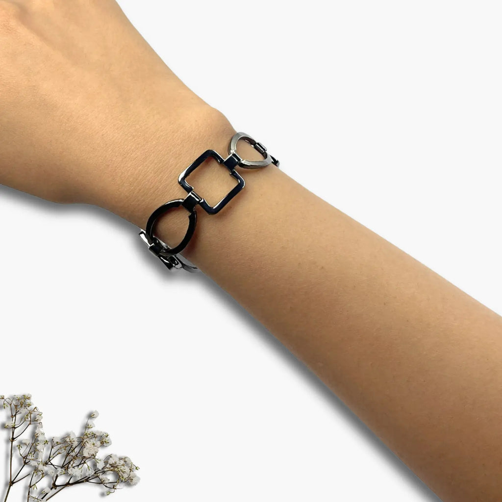 Geometric Link Bracelet-04-4