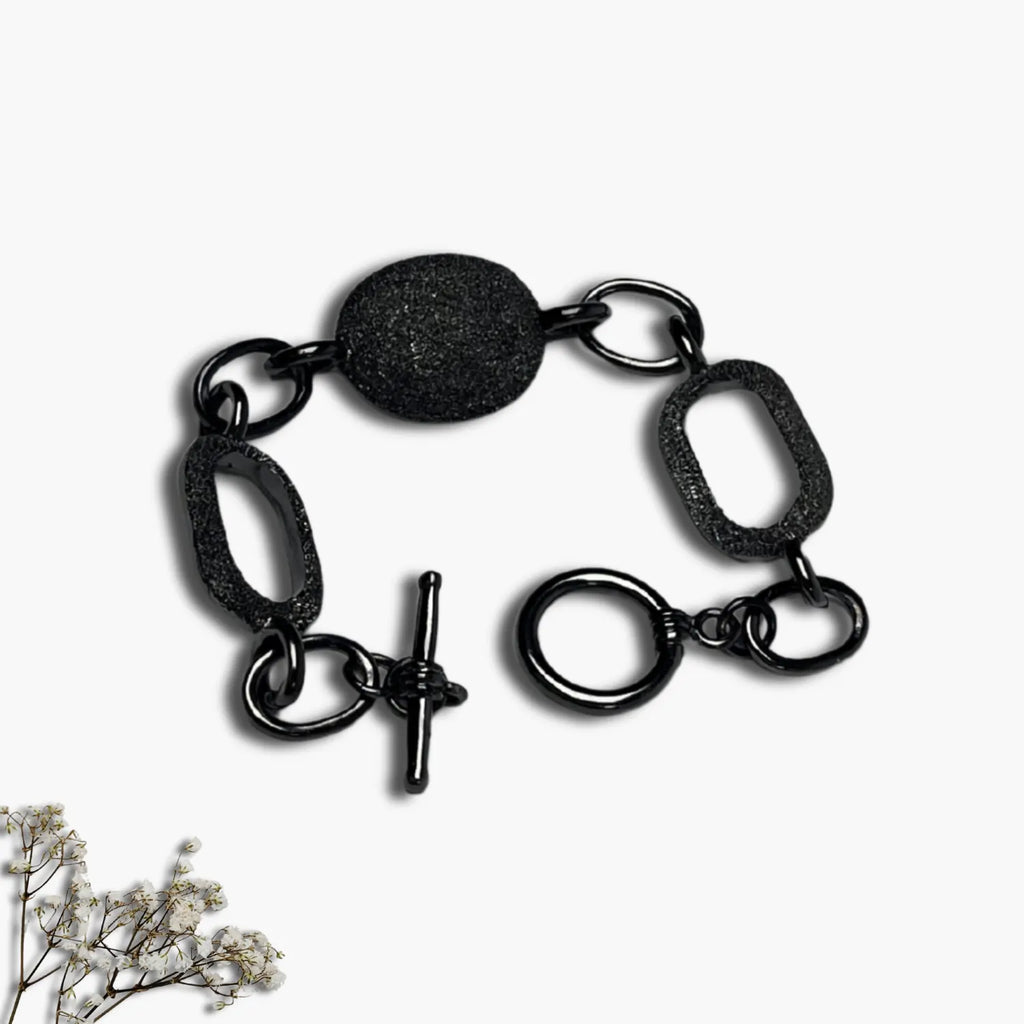 Chunky Rock Link Bracelet-04-5