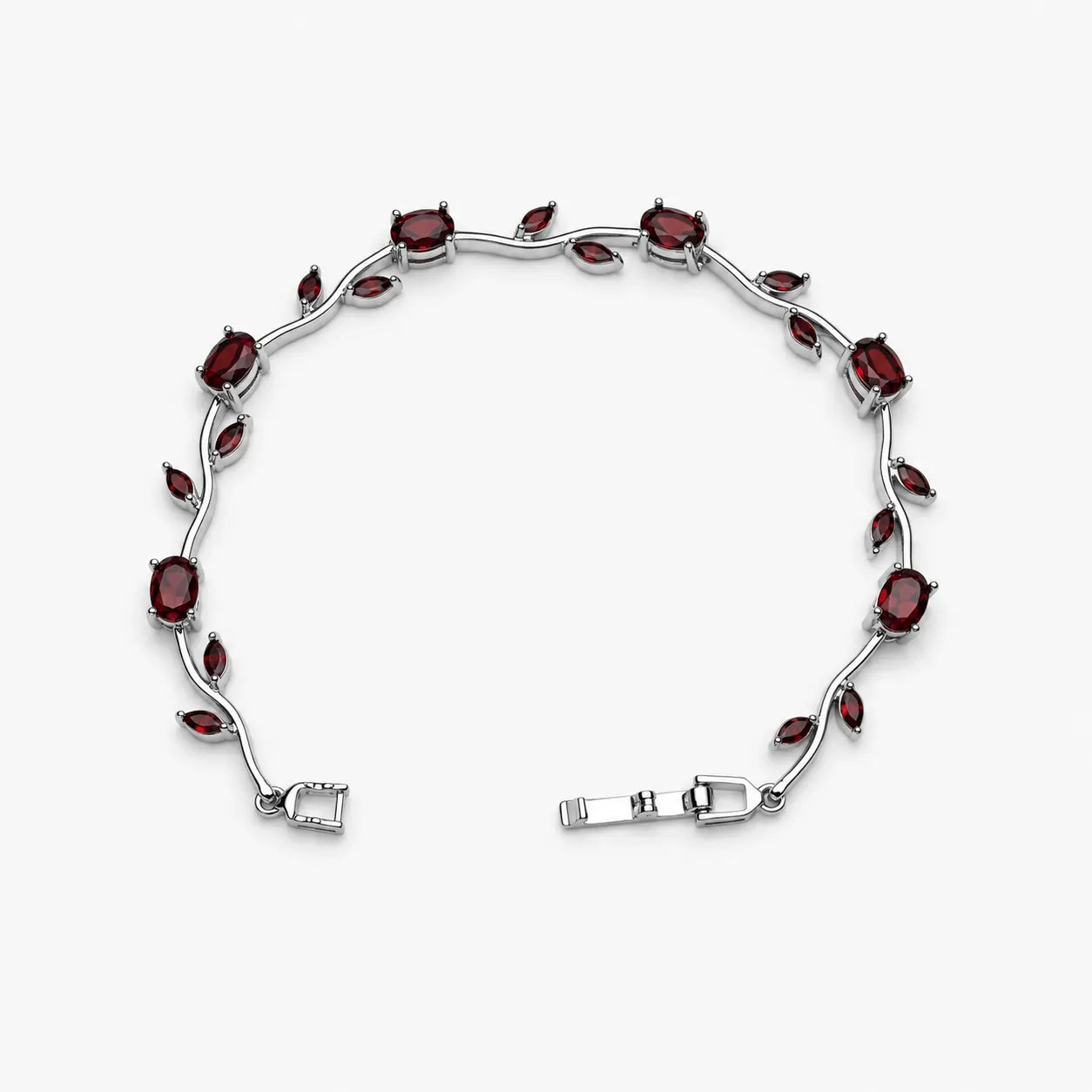 Maroon Botanical Tulip Bracelet For Girls And Women – Front View