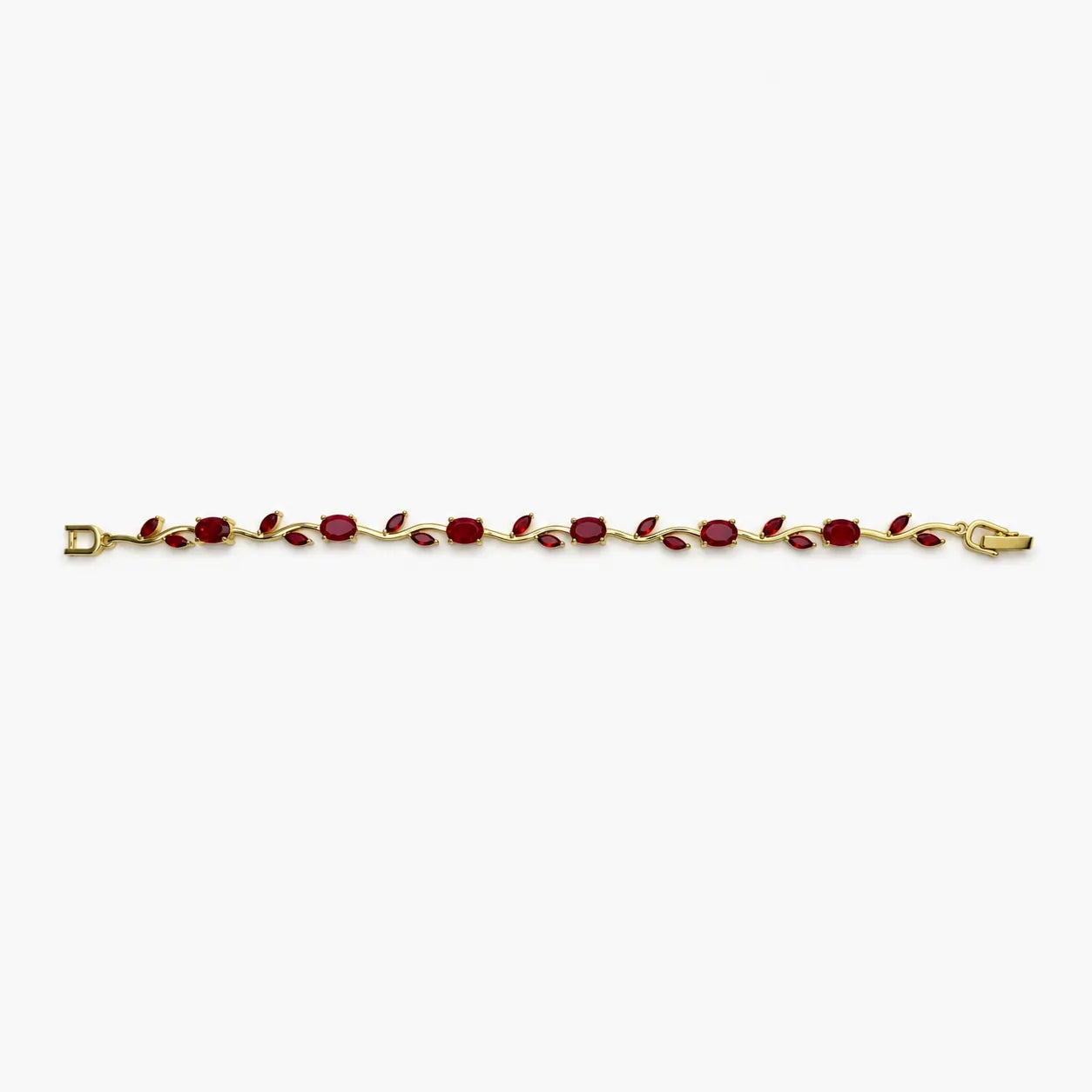 Maroon Floral Tulip Bracelet For Girls And Women – Front View