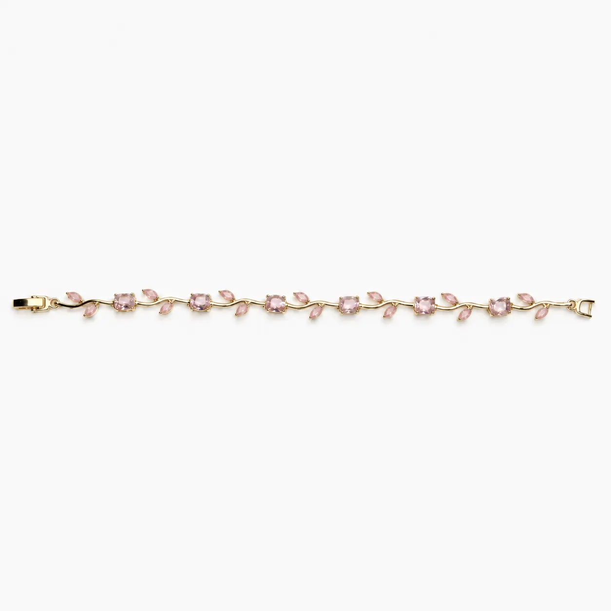 Soft Peach-Pink Tulip Bracelet For Girls And Women – Front View