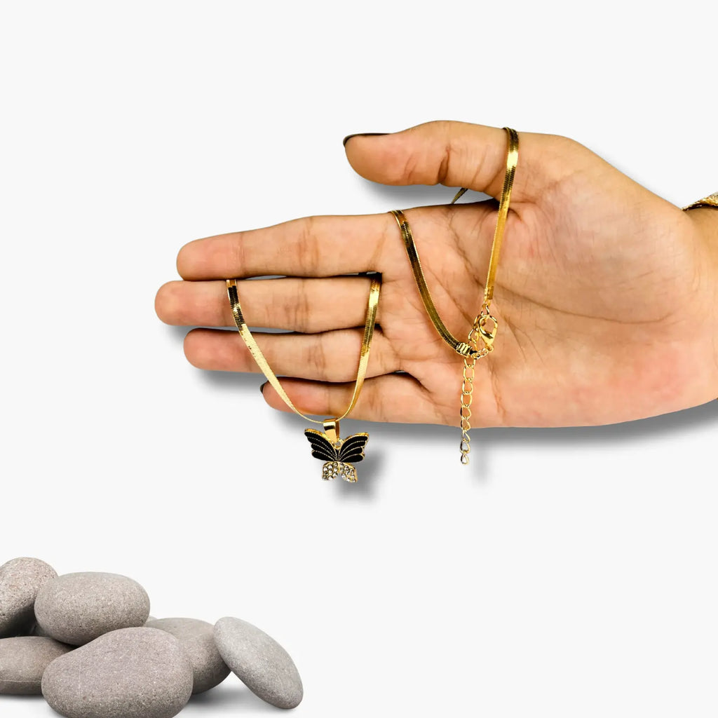Butterfly Pendant Necklace-04-34