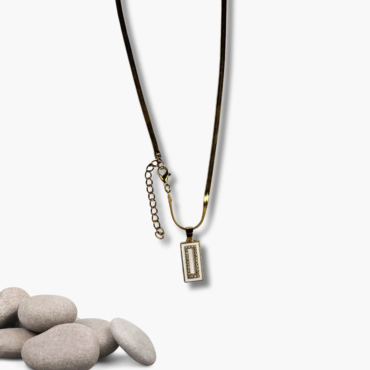 Zirconia Pendant Necklace-01-35