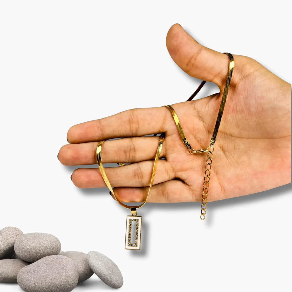 Zirconia Pendant Necklace-01-35