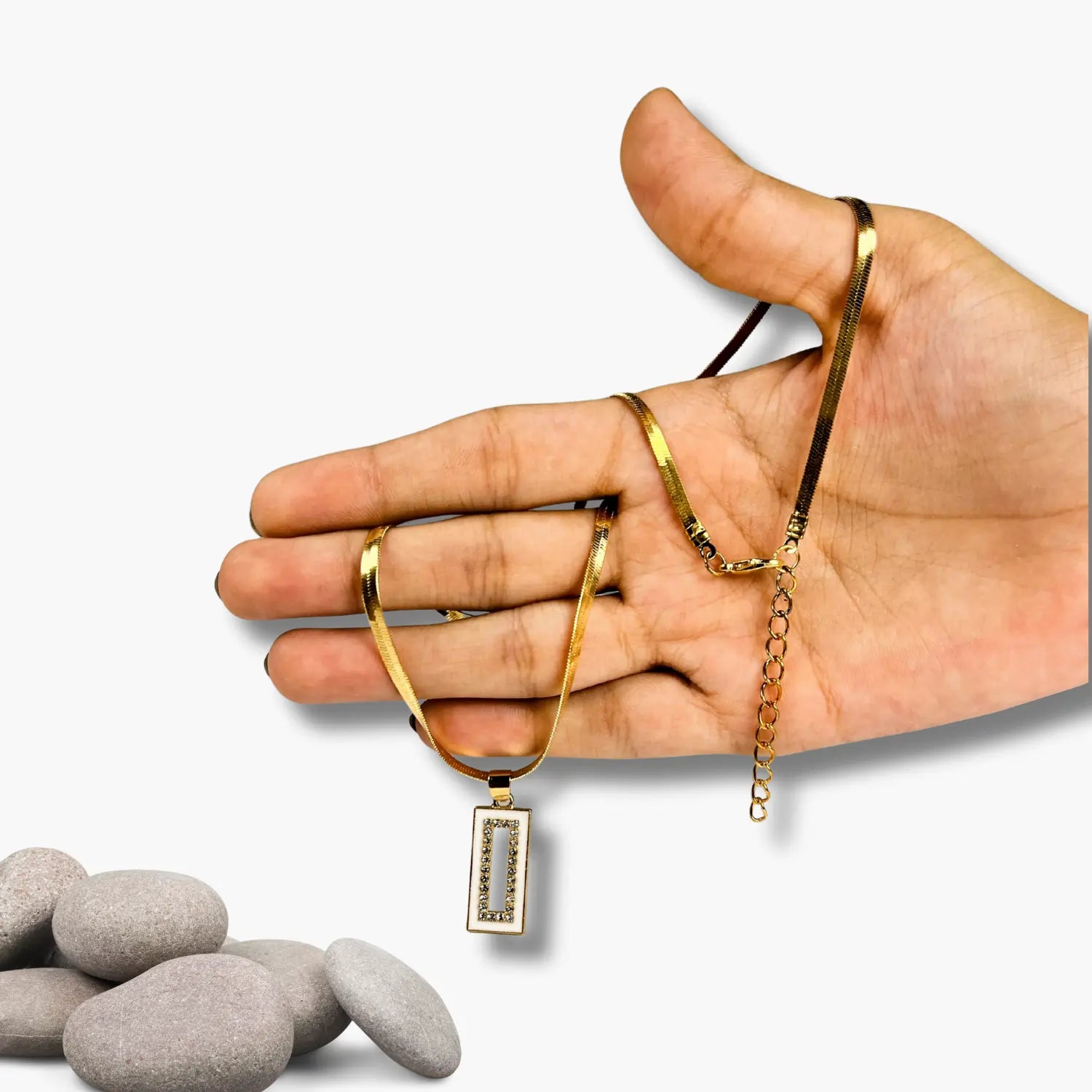 Zirconia Pendant Necklace-01-35